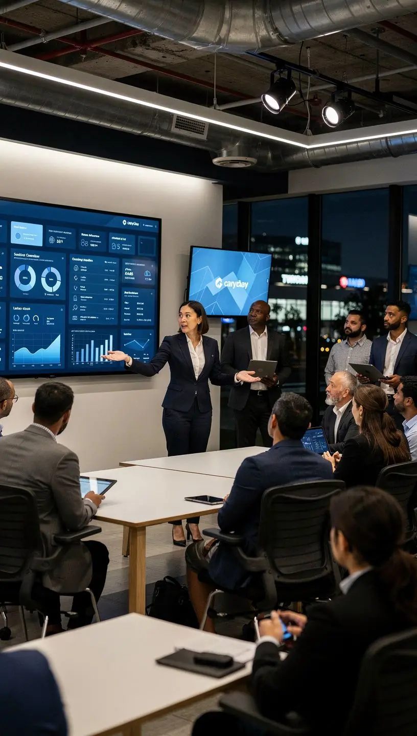 Drones monitoring crops in agricultural fields.