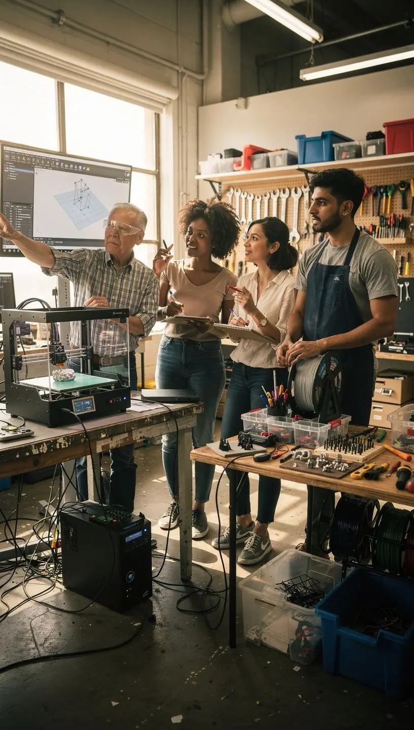 Modern office environment