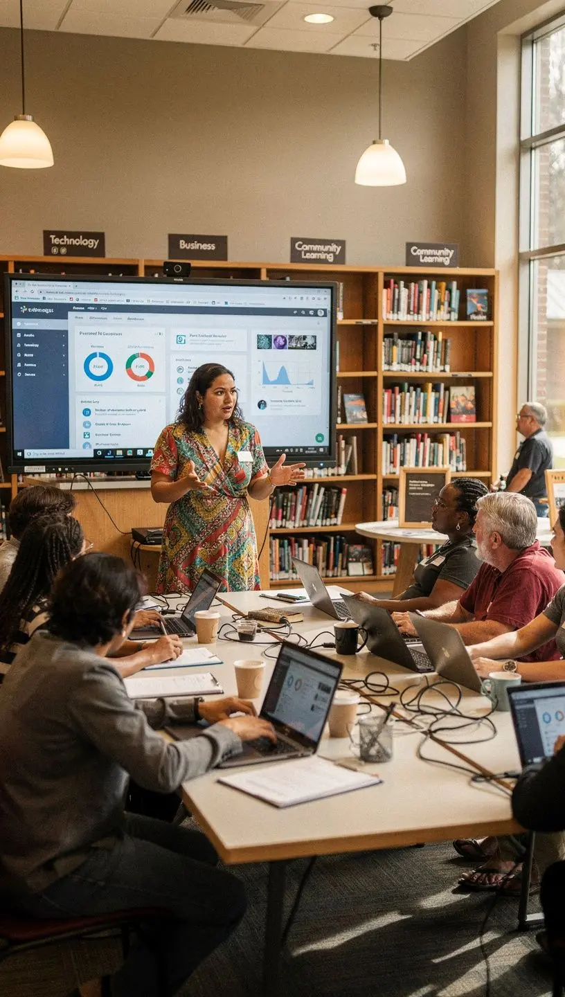 Professional business solutions illustration